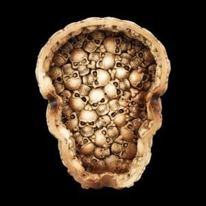 Skull-ception Skull-Shaped Ashtray