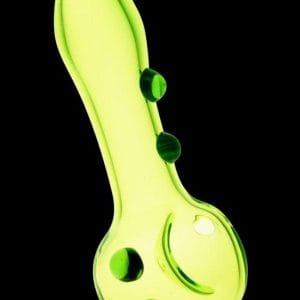 Slime Green Clear Spoon Pipe