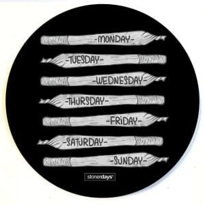 Stonerdays Round Dab Mats - All Day Everyday