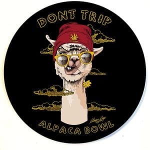 Stonerdays Round Dab Mats - Alpaca Bowl