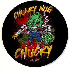 Stonerdays Round Dab Mats - Chunky Nug Chucky