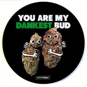 Stonerdays Round Dab Mats - Dankest Bud