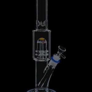 Straight Ice Bong with Double Showerhead Perc