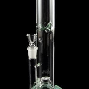 The ""Flower of Life"" Straight Tube Bong with Ice Catcher