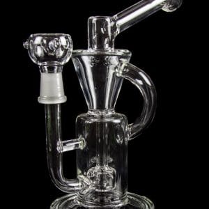 The ""Honey Supply"" Hourglass Recycler Bong