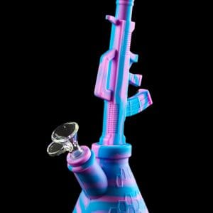 The ""Machine Gun"" Silicone Water Pipe