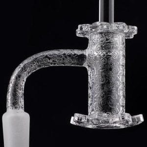 The Stash Shack Lotus Etched Quartz Blender Banger Set
