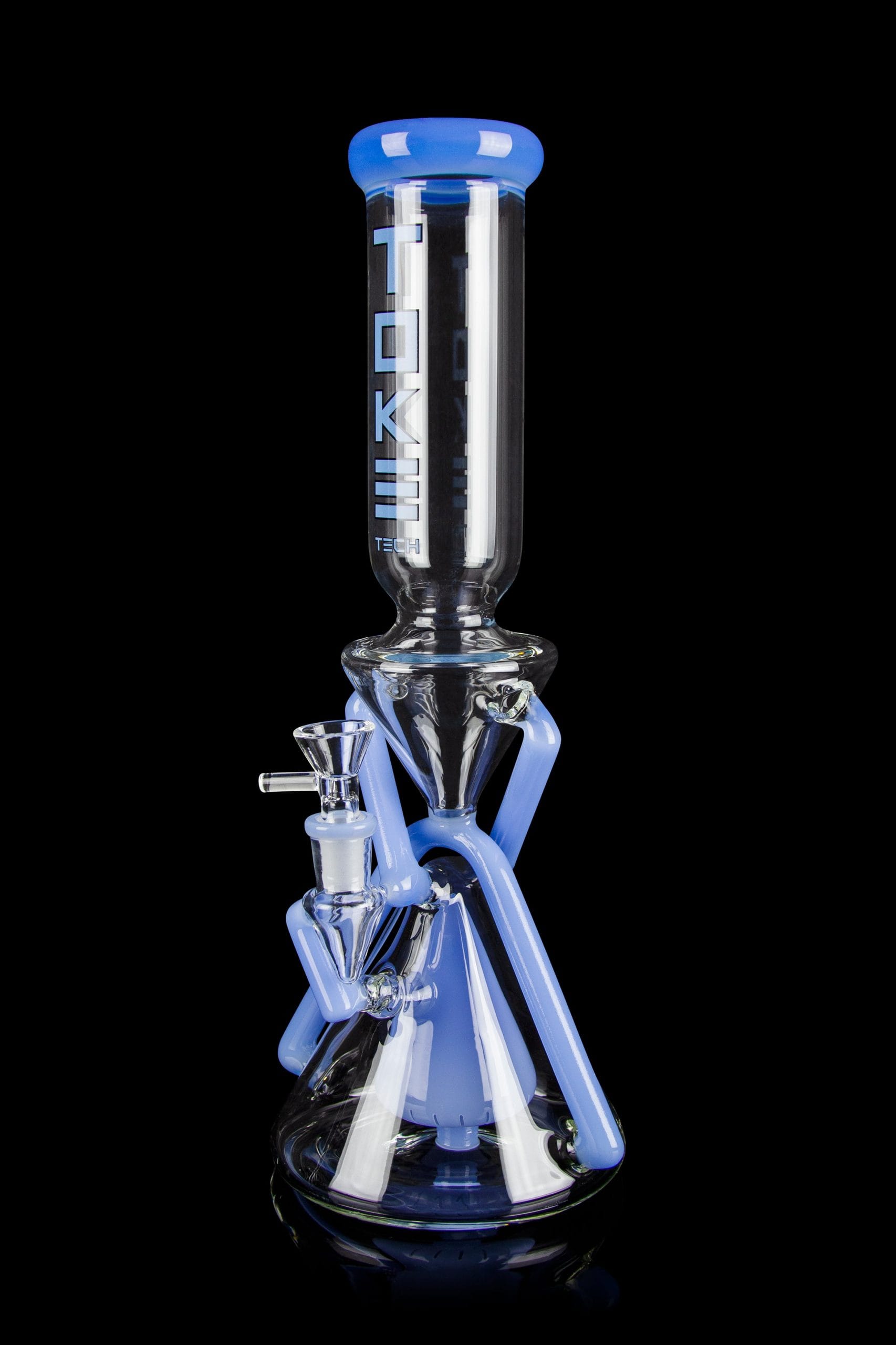 Toke Tech Hourglass Recycler Water Pipe