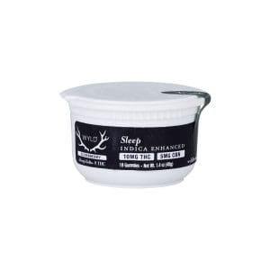 WYLD D9 Blend Gummies - Elderberry 2:1 D9 & CBN / 10pc