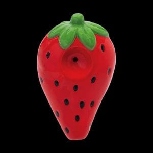 Wacky Bowlz Strawberry Ceramic Hand Pip