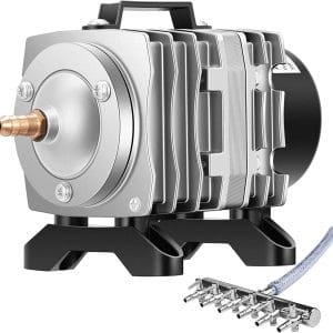 317GPH Air Pump 20W 6 Outlet 18 L/Min for Aquarium and Hydroponic Systems