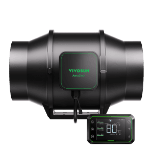 AeroZesh S6 Smart Inline Duct Fan, Quiet 6" 405 CFM Ventilation Exhaust Fan with GrowHub E42A WiFi-Controller