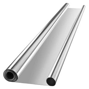 Highly Reflective Mylar Film Roll 4FT x 100FT for Outdoor Grow Room Indoor Decoration Aluminum Paint Coated 2 Mil Silver