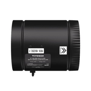 Inline Booster Duct Fan 6¡± 240 CFM, Black