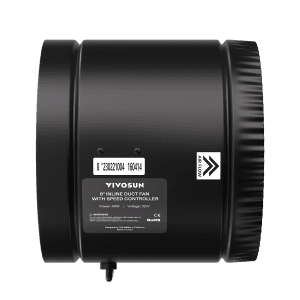 Inline Booster Duct Fan 8¡± 420 CFM, Black