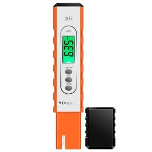 PH Meter Digital PH Tester Pen 0.01 High Accuracy Water Quality Tester with 0-14 PH Measurement Range for Hydroponics, Household Drinking, Pool and Aq