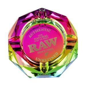 RAW Prism Glass Ashtray | 4.5""
