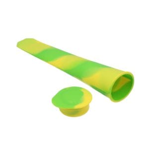 Silicone Ice Pop Mold with Lid 8" - Green