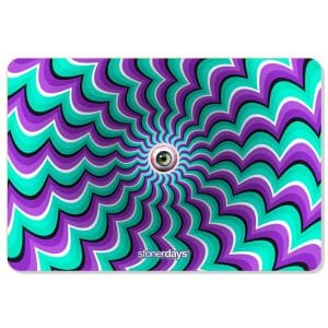 Stonerdays Rectangular Dab Mats - Inner Eye