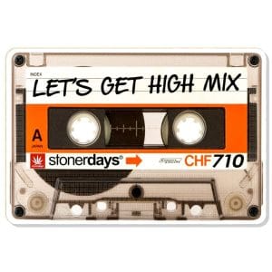 Stonerdays Rectangular Dab Mats - Let's Get High Mixed Tape