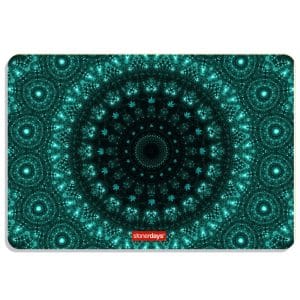 Stonerdays Rectangular Dab Mats - Neon Vortex