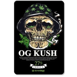 Stonerdays Rectangular Dab Mats - OG Kush