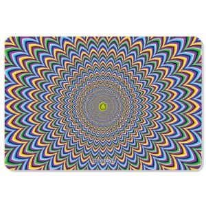Stonerdays Rectangular Dab Mats - Optical illusion