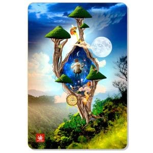 Stonerdays Rectangular Dab Mats - Tree of Life