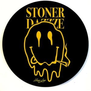 Stonerdays Round Dab Mats - Stoner Dazzze
