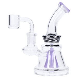 Wig Wag Slime Dab Rig with Showerhead Perc - 55 in - purple