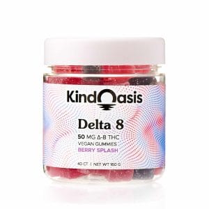 Delta 8 THC Gummies 50mg - 40ct Berry Splash