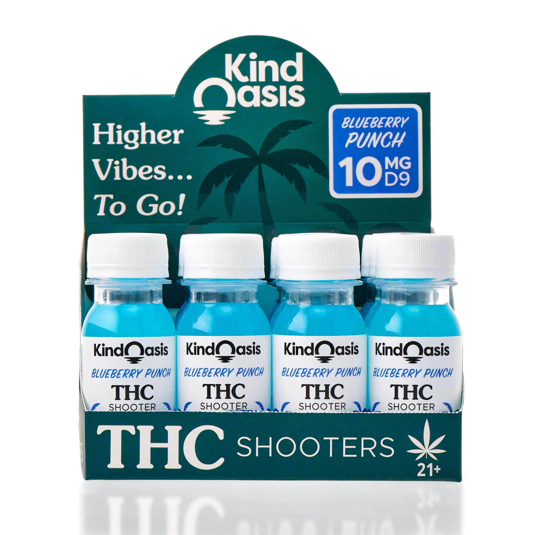 Delta 9 THC Shooter - 10mg Blueberry Punch - 12ct