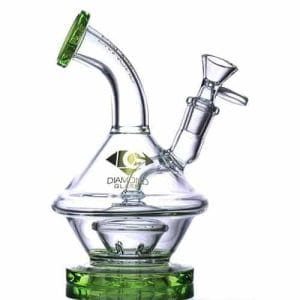 Diamond Glass Dewie UFO Perc Bong