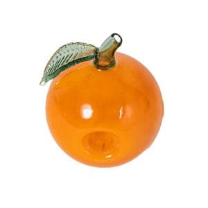 Edie Parker Orange Glass Pipe