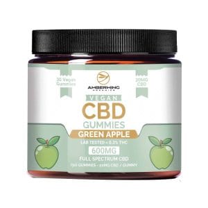 Full Spectrum Vegan CBD Gummies - Green Apple