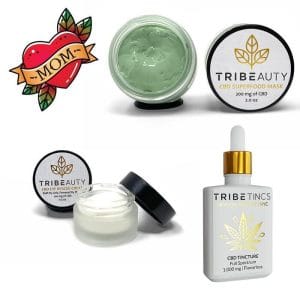 CBD skincare products for Mother's Day