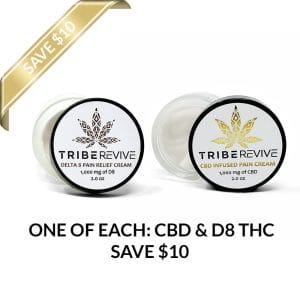 CBD and D8 THC pain creams