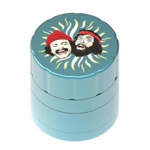 Up In Smoke 40th Anniversary 53mm 4-Piece Grinder - Aqua