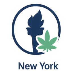 New York cannabis legalization symbol