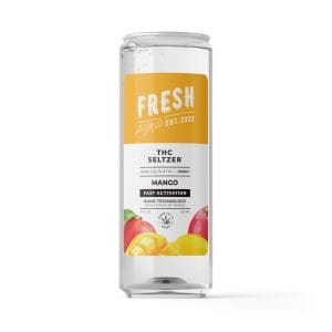 100mg Mango THC Seltzer - D9 Nano - Fresh