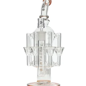 13" Tsunami Concentrate Rig Showerhead Eight Recycler Water Pipe