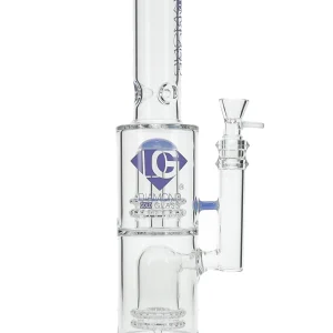 14" Kodos Stemless x Dome Showerhead Percs Water Pipe by Diamond Glass
