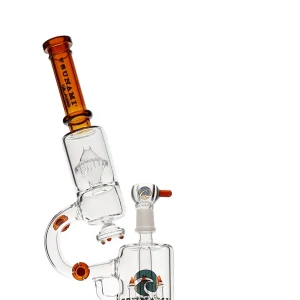 14" Tsunami Microscope Quad Rocket Domed Perc Water Pipe