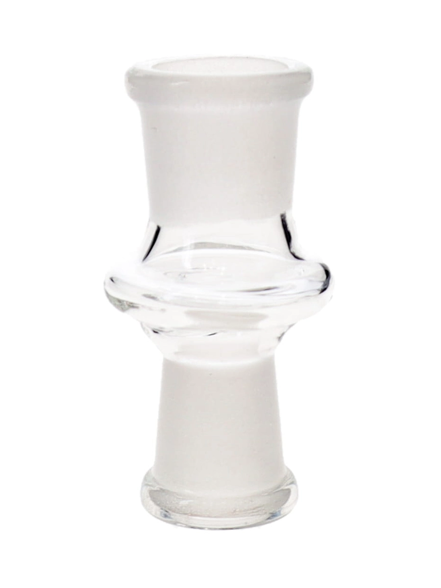 14MM Female to 18MM Female Clear Glass Adaptor