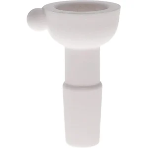 14MM White Ceramic Male Glass Bowl