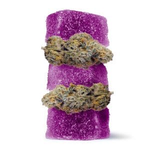 150mg Delta 8 + Live Resin Gummies - Wedding Cake - Hybrid (4,500mg)