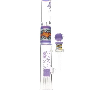16" Wig Wag 4-Arm Hammer Perc Water Pipe by Diamond Glass