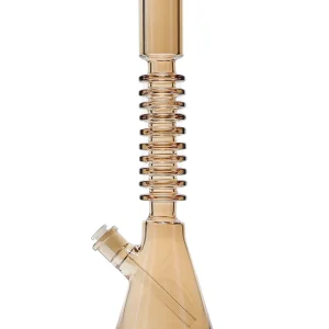 18" Gear Rod 2 Straight Neck Beaker Water Pipe