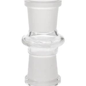 18MM Female to 18MM Female Clear Glass Adaptor