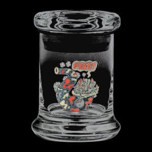 420 Science ""Fire!"" Pop-Top Glass Jar